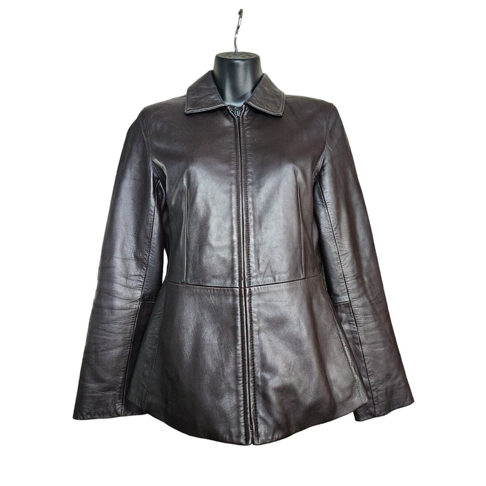Women's Brown Leather Jacket